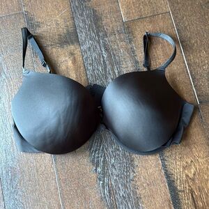 NWT Skims ultimate collection push‎ up plunge bra black size 44D